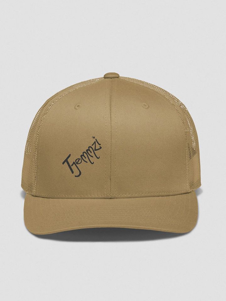 Tjemmzi Retro Trucker Hat (Black Detail) product image (1)
