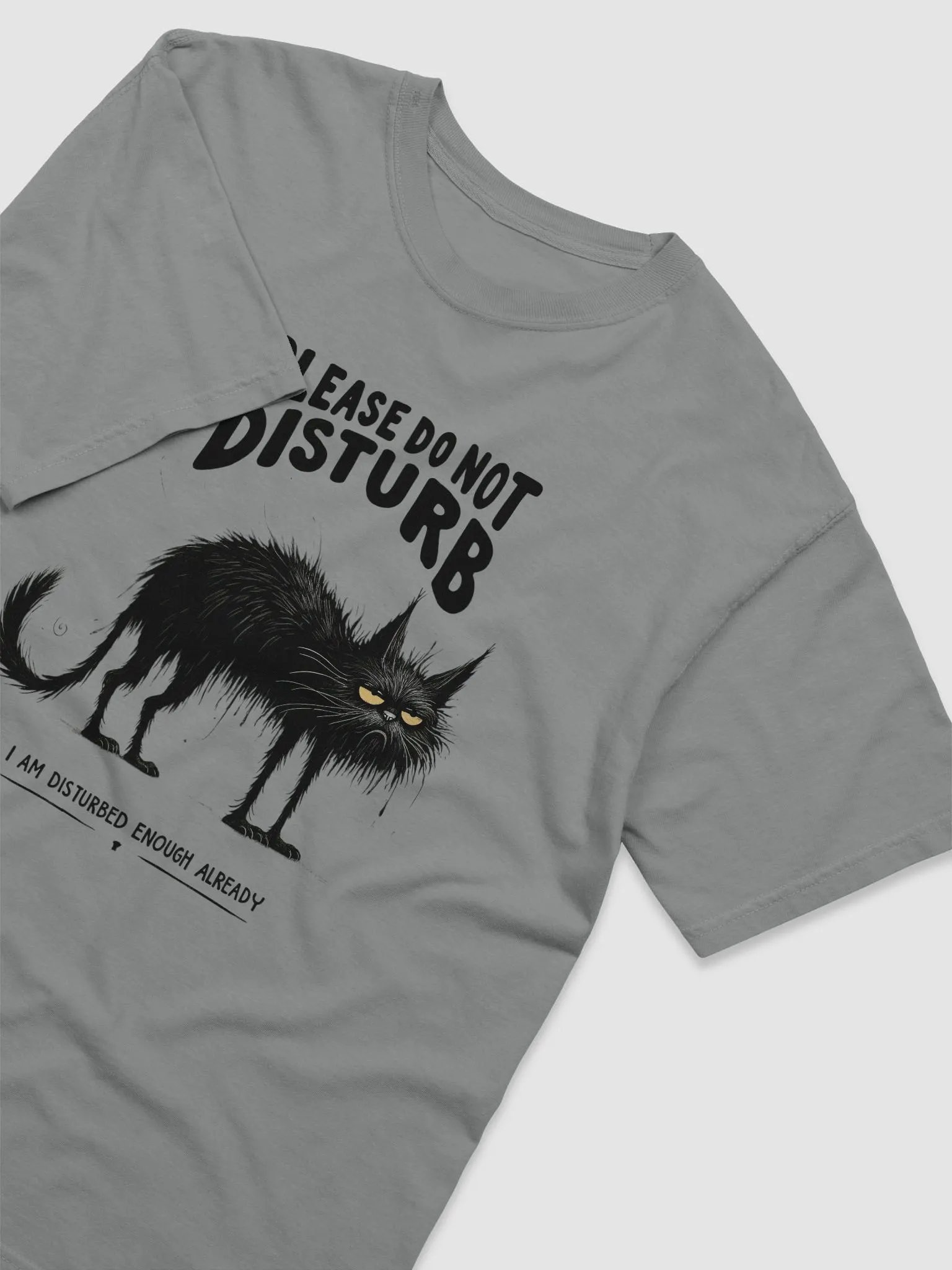 PLEASE Don't Disturb I'm Already Disturbed Enough Already" T-shirt 2 product image (1)