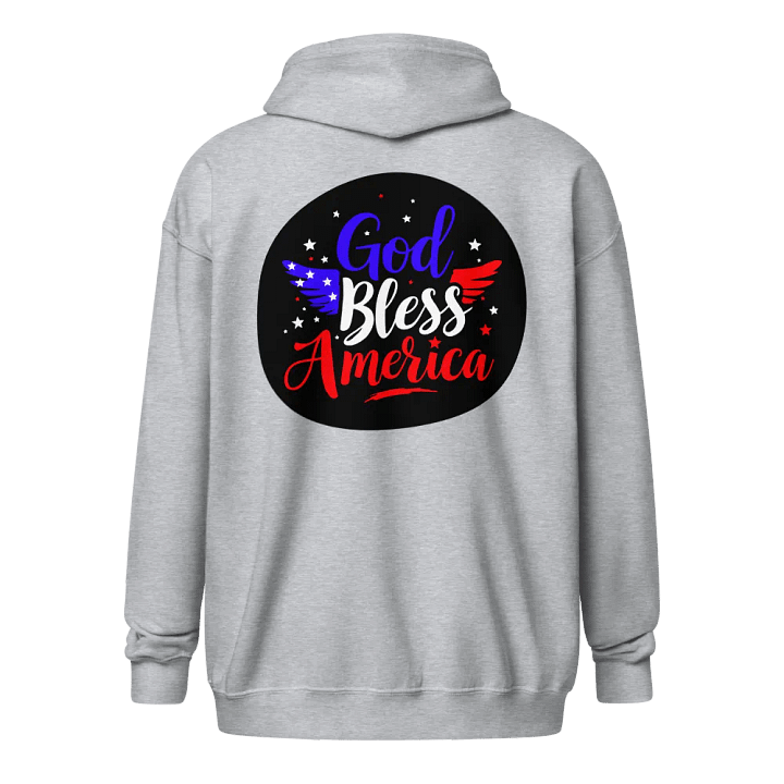 Zip Hoodie: God Bless America product image (10)
