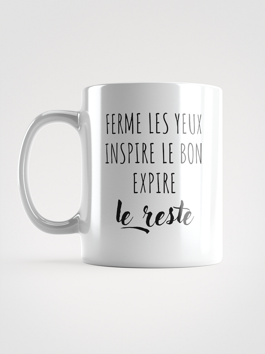 Mug Blanc - Ferme les yeux - Cadeau citation positive product image (4)