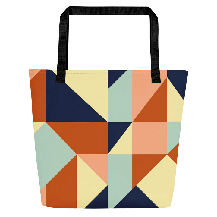 Vibrant Geometric All-Over Tote Bag product image (1)