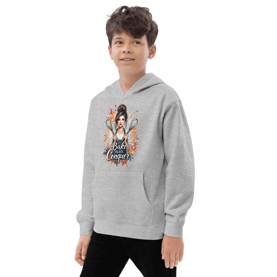 Bake Create Conquer Youth Pullover product image (10)