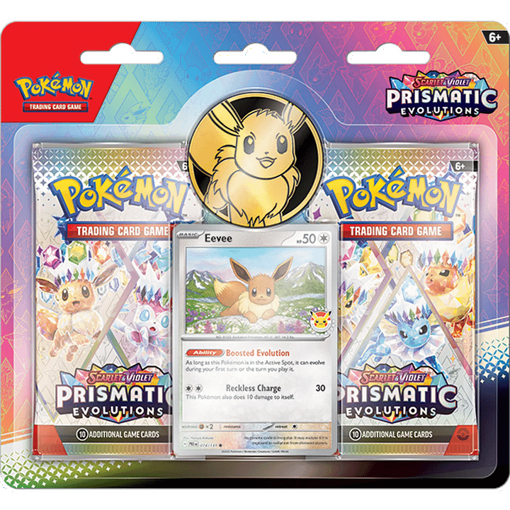 Pokémon TCG: Scarlet & Violet—Prismatic Evolutions 2 Pack Blister product image (1)