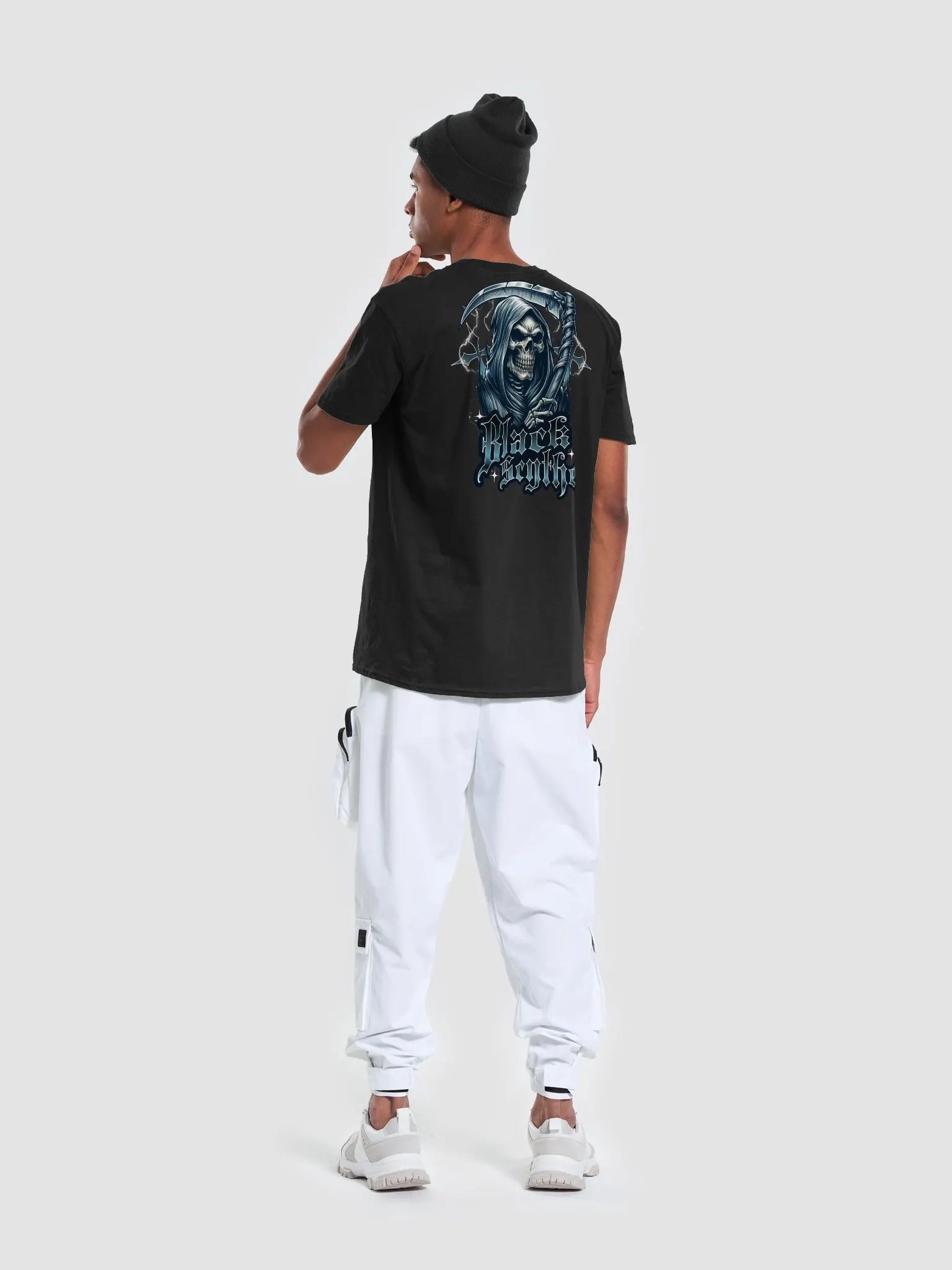 Black Scythe Grim Reaper T-Shirt product image (4)
