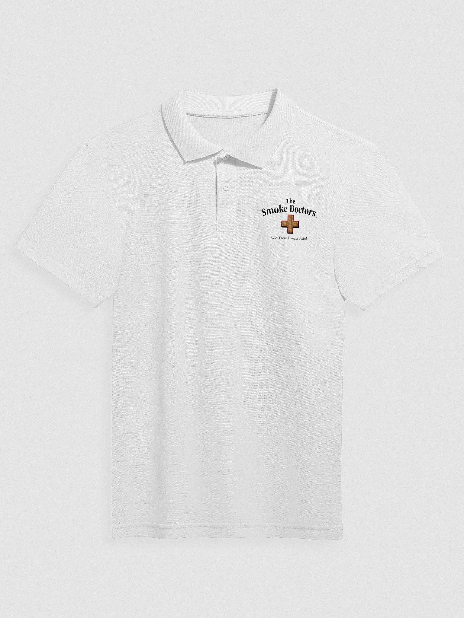 The Smoke Doctors White Unisex Polo Shirt product image (1)