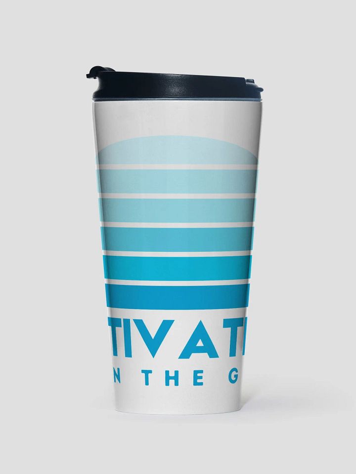 Motivation On The Go - Ocean Wave Stainless Steel Travel Mug product image (1)