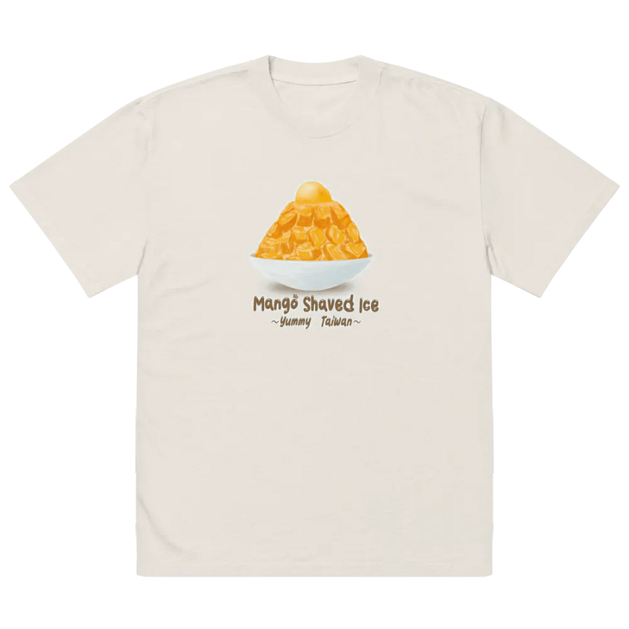 Summer dessert_Taiwan mango shaved ice Oversized T-Shirt product image (8)