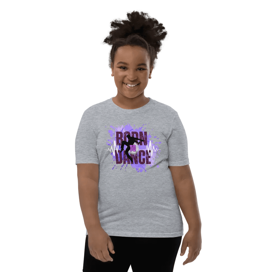 Born to Dance His Silhouette Dynamic Dance Youth T-Shirt product image (9)