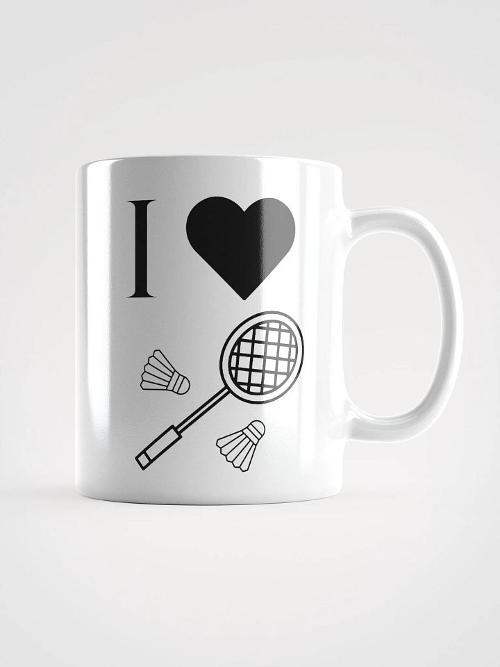 I ❤️ Badminton Mug product image (1)