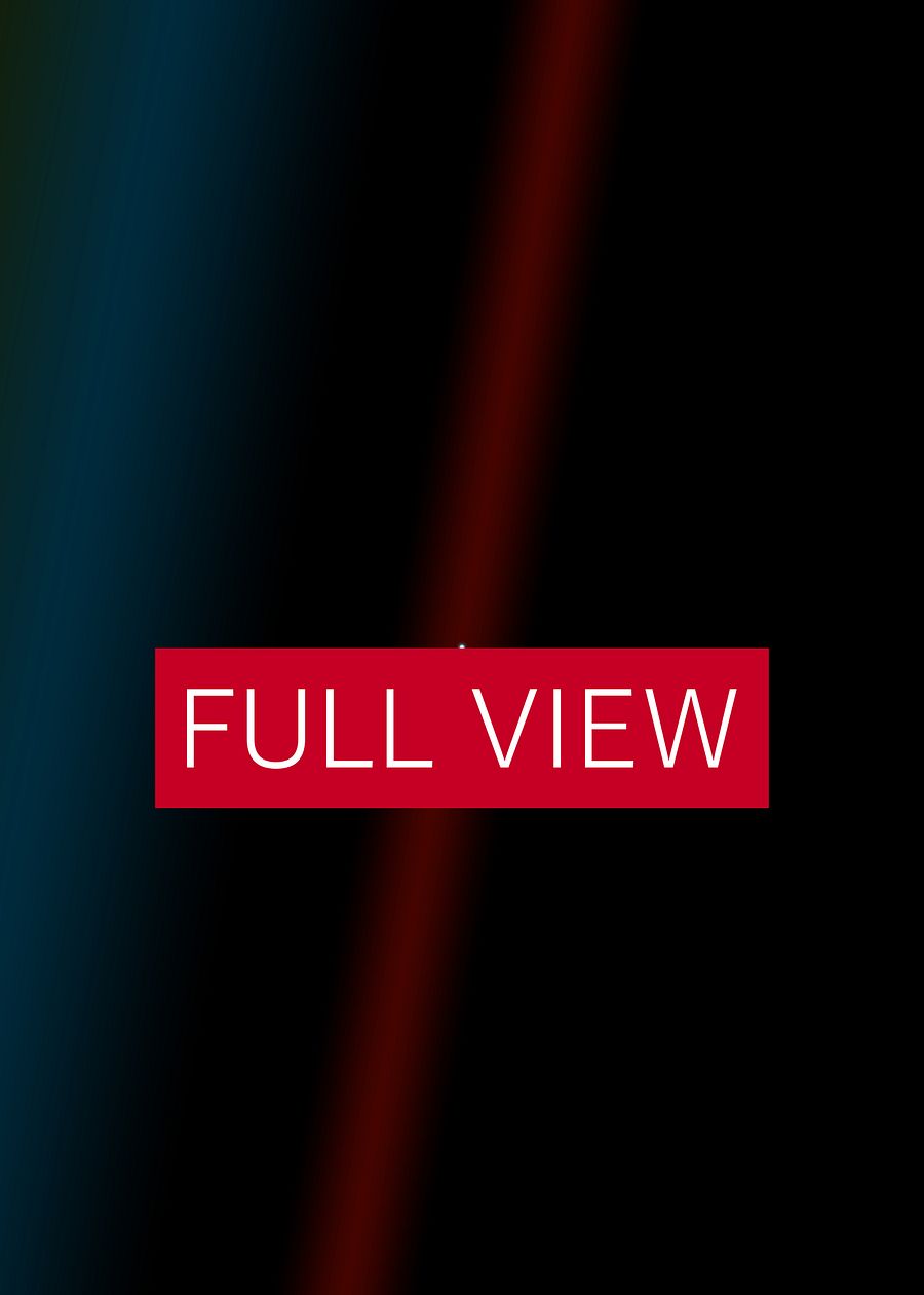 Pale Blue Dot poster, NASA Voyager 1, 1990 — Space poster product image (4)