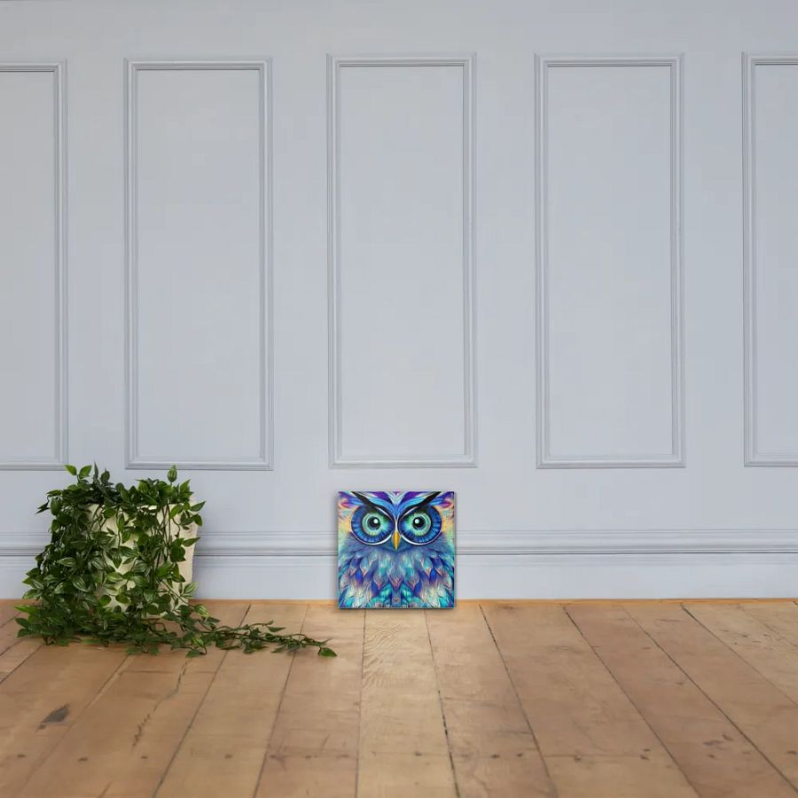 Fantasy Fractal Owl Art - v16 product image (4)