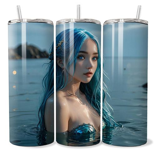 🌊 Dive into elegance with the Ocean Siren tumbler – where beauty meets mystery beneath the waves. 💙✨
This serene design captu...
