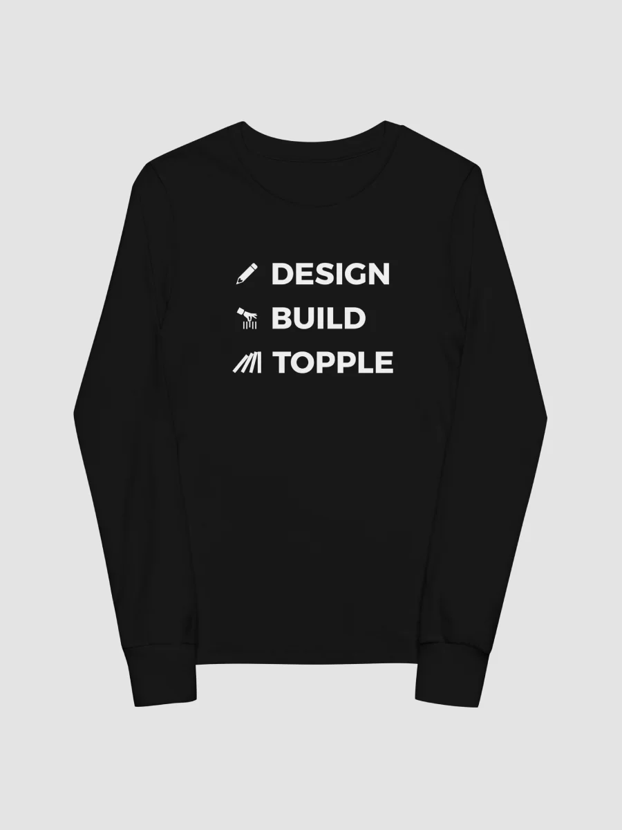 DESIGN BUILD TOPPLE Long Sleeve Tee (Youth) product image (2)