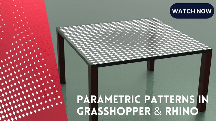 Parametric Table Design Grasshopper Rhino Files Download product image (2)