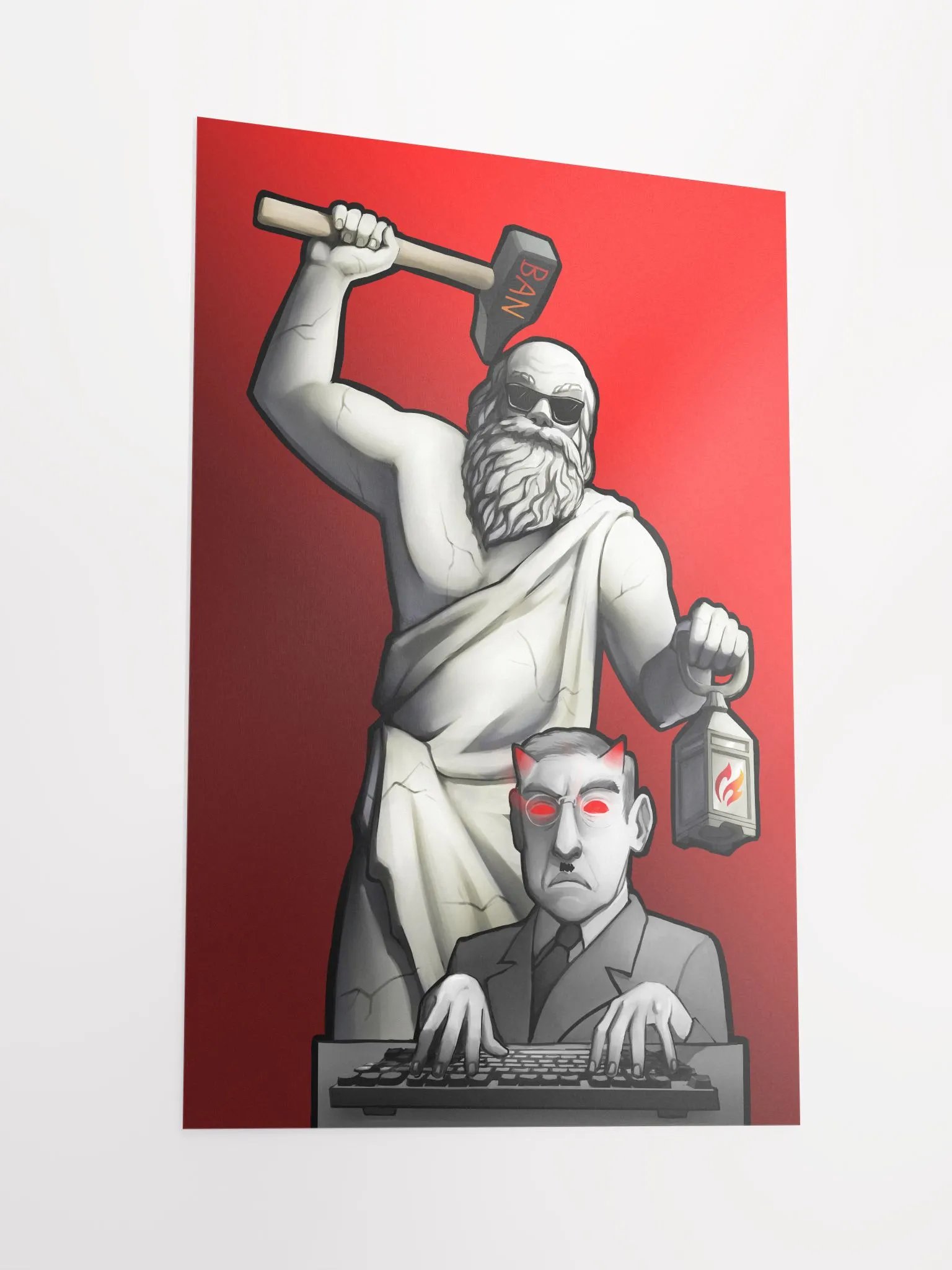 Diogenes bans Wilson poster product image (4)