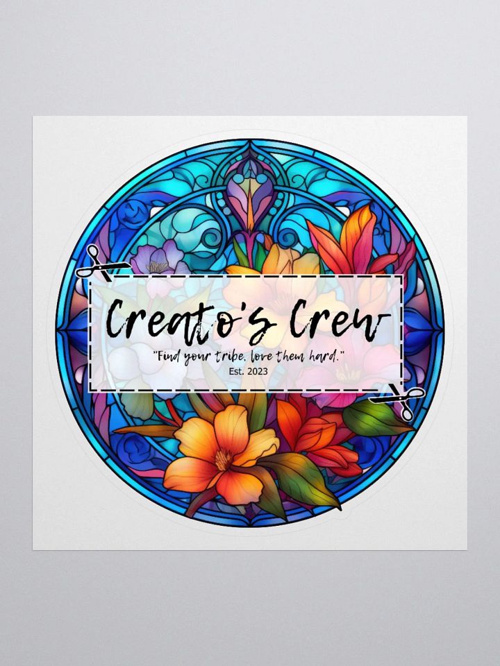 Crew Logo Sticker product image (1)