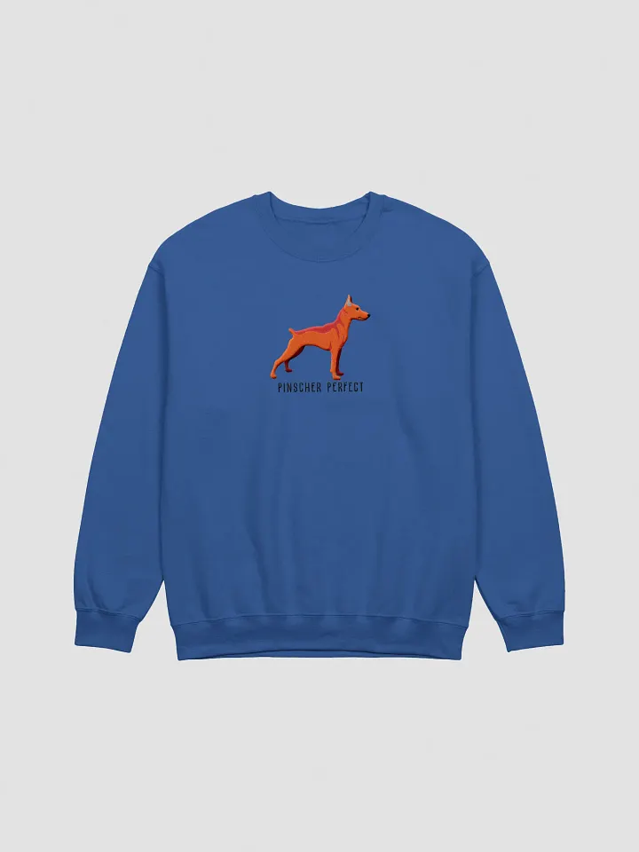Pinscher Perfect Sweatshirt (Embroidered) of a Mini Pinscher(Red) product image (4)