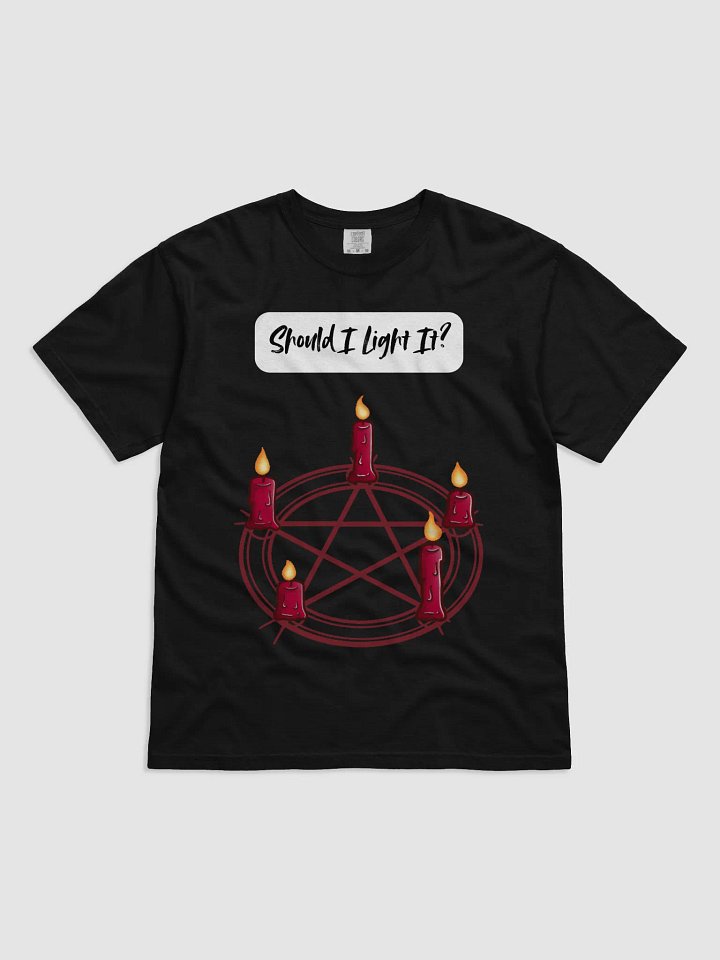 Should I Light It? Ghost Summoning Circle T-Shirt product image (1)