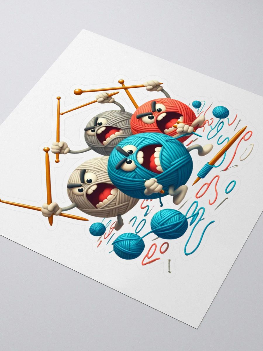 Yarn Raid Kiss Cut Stickers product image (6)
