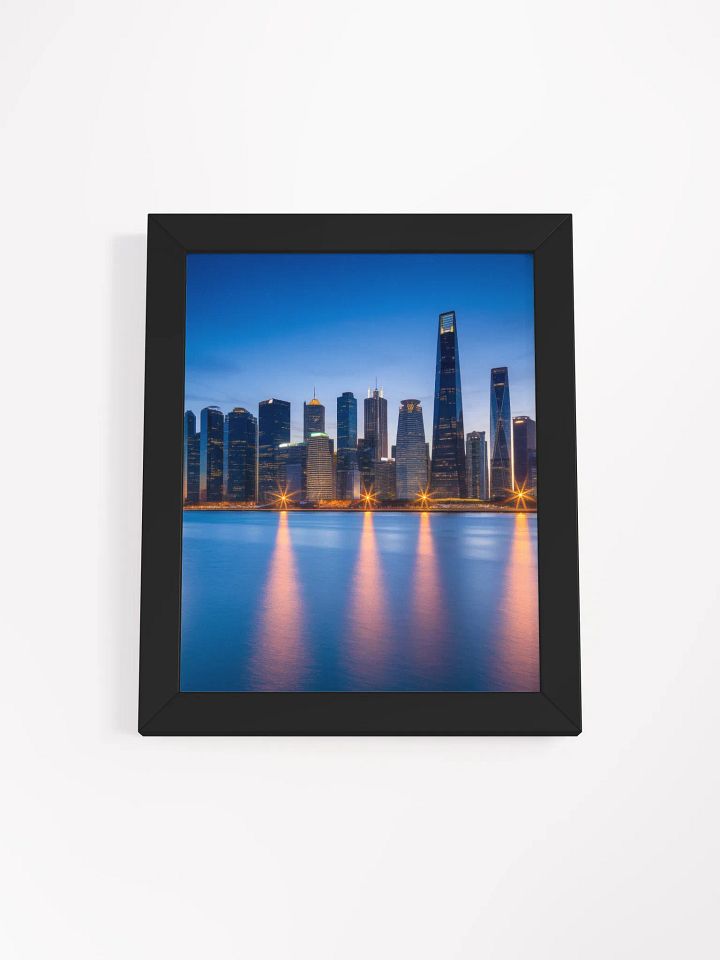 Twilight City Reflections Framed Poster product image (2)
