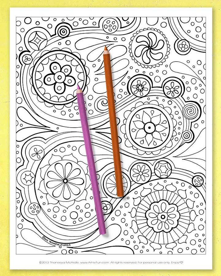Abstract Coloring Pages product image (2)