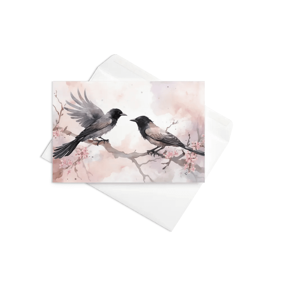 All-Occasion Greeting Card: Loving Crows product image (9)