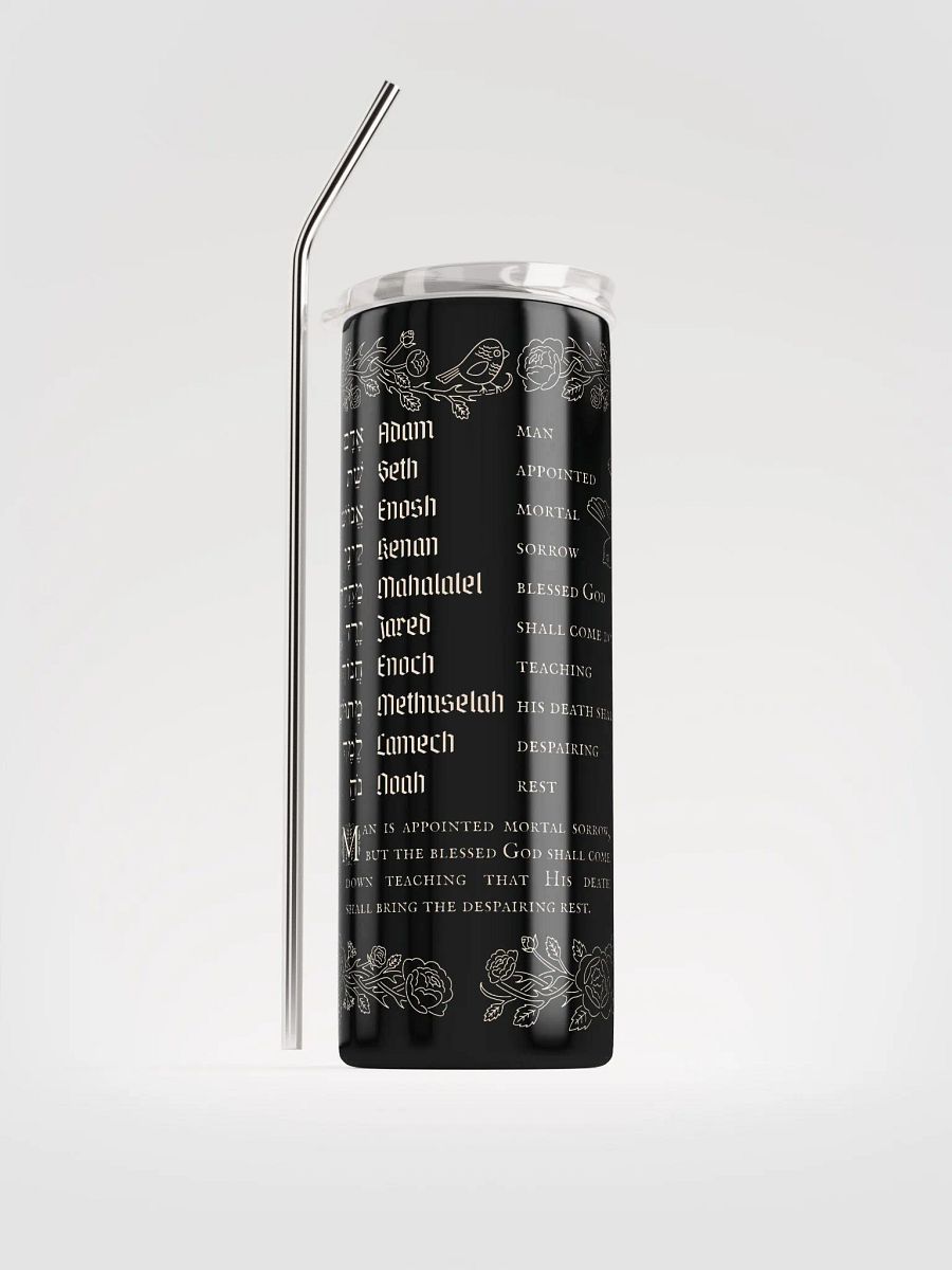 Adam to Noah Genealogy Tumbler product image (2)