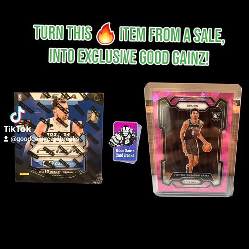 🏀 The Wembenyama Madness Sale!
.
🤪 March Madness Is Upon Us & So Is The Chase For The Iconic Pink Cracked Ice Prizm Victor We...