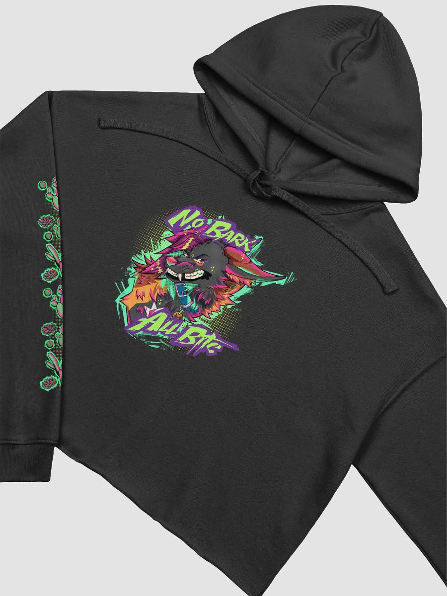 No bark, All Bite Crop Hoodie product image (5)