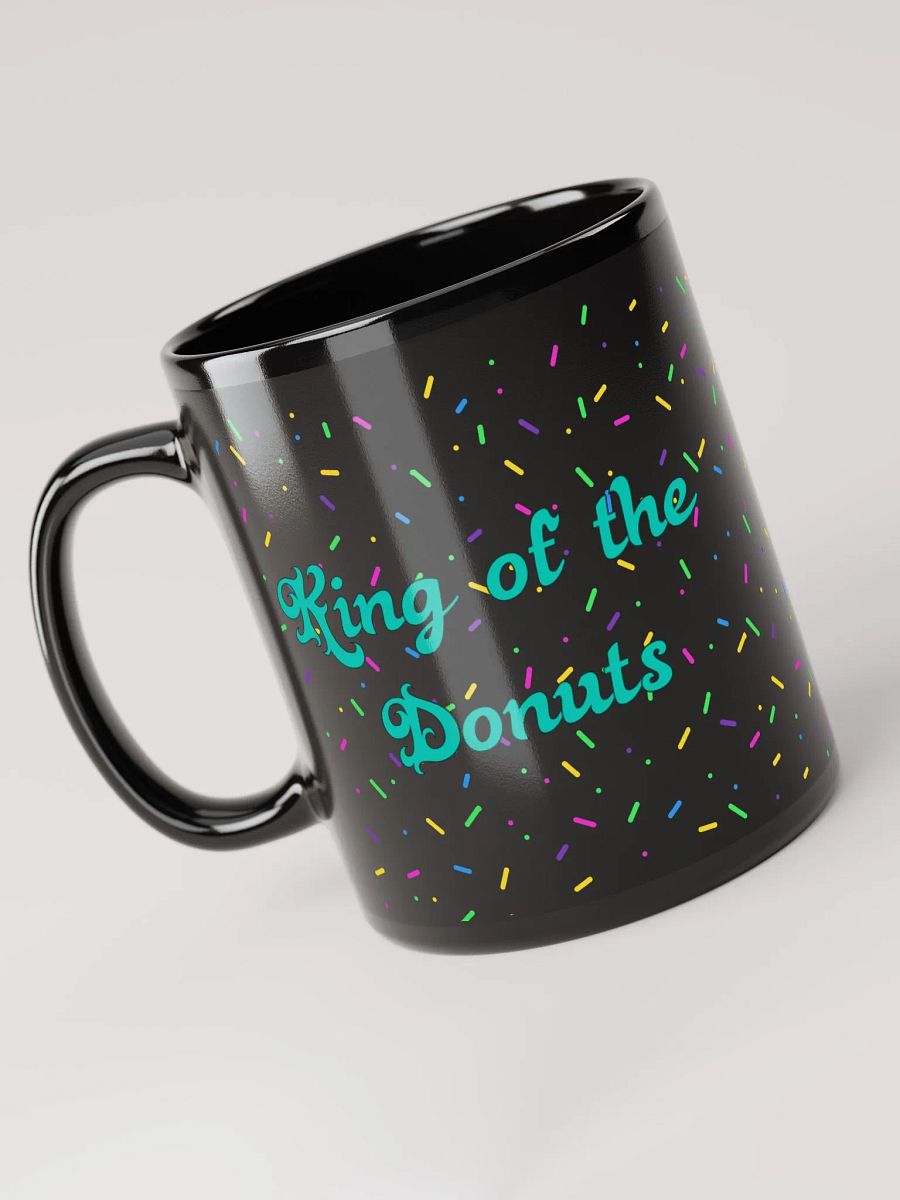 King of the Donuts Black Mug product image (5)