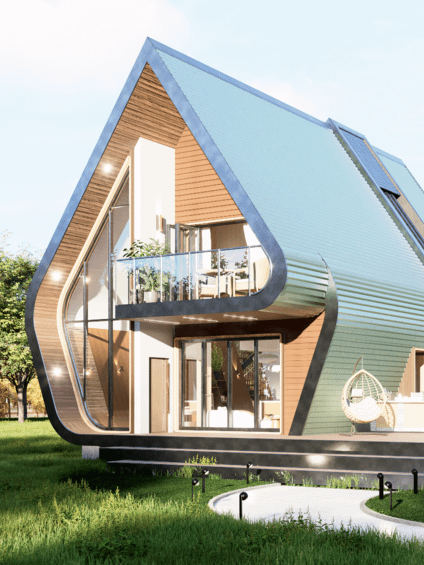 A Frame House 017 - Drawings\Blueprints CAD + PDF + 3D Model product image (1)