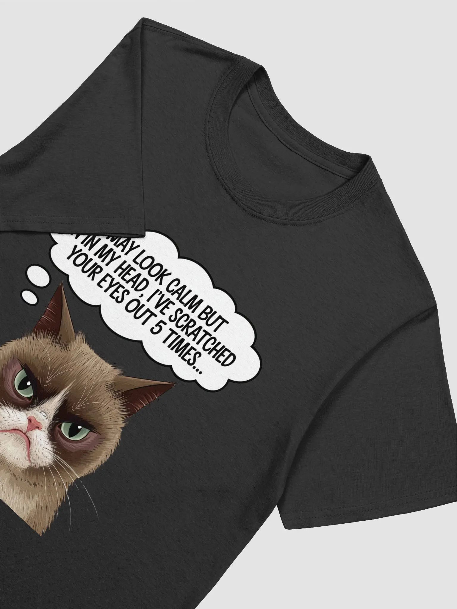 Grumpy Cat's Inner Thoughts T-Shirt product image (3)