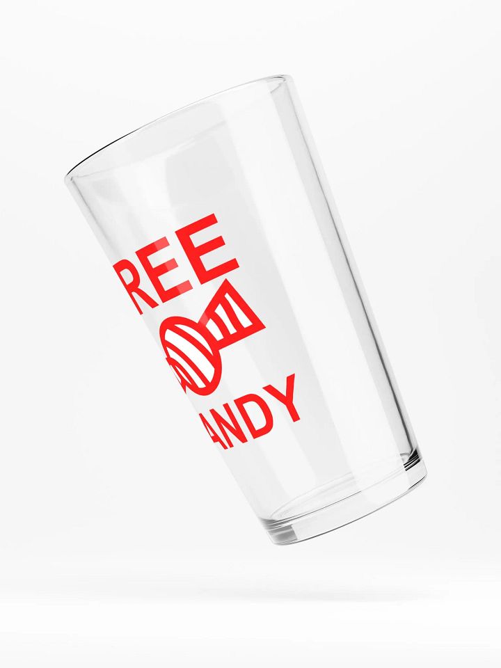 FREE CANDY pint glass product image (2)