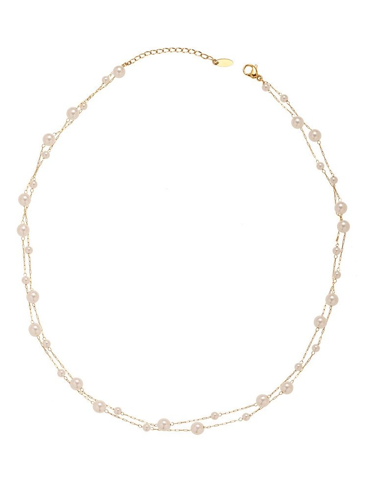 Bubble beads Necklace | 18K Gold Plated product image (1)