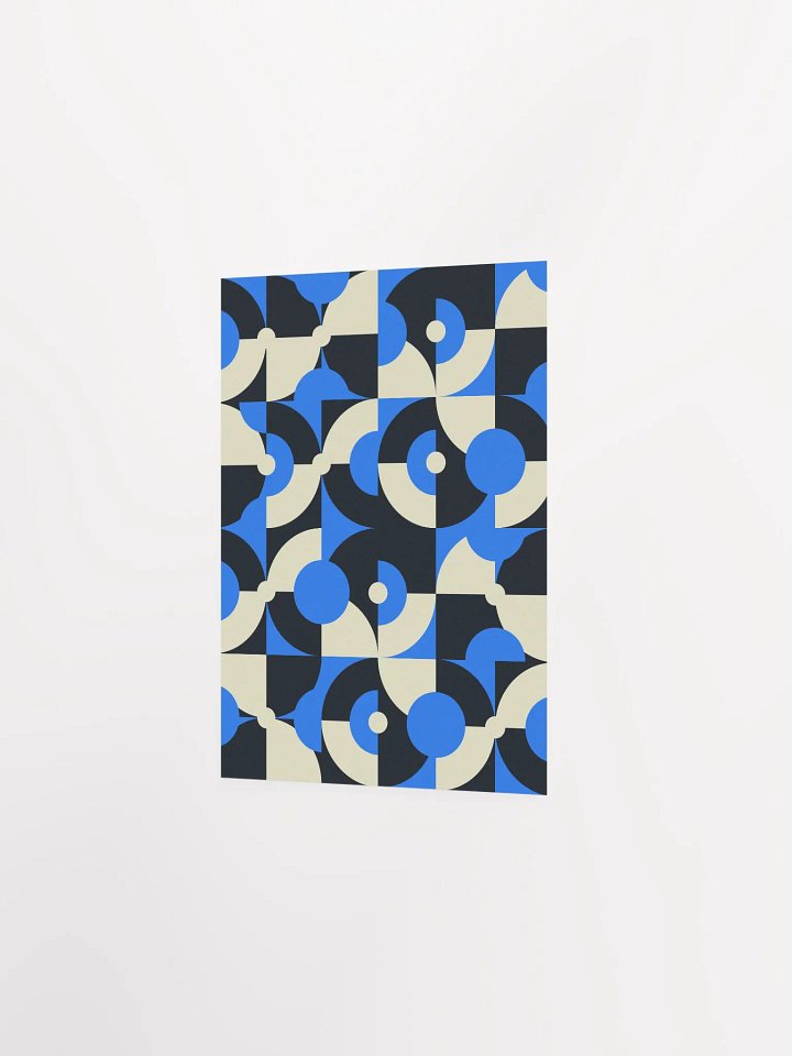 Blue Geometric Pattern Print product image (5)
