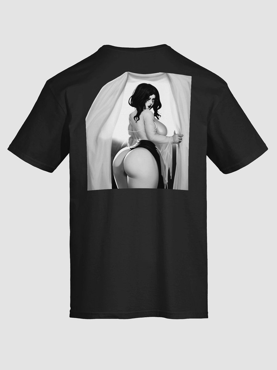 Ethereal Flow Black & White Gildan Unisex Softstyle T-Shirt product image (7)