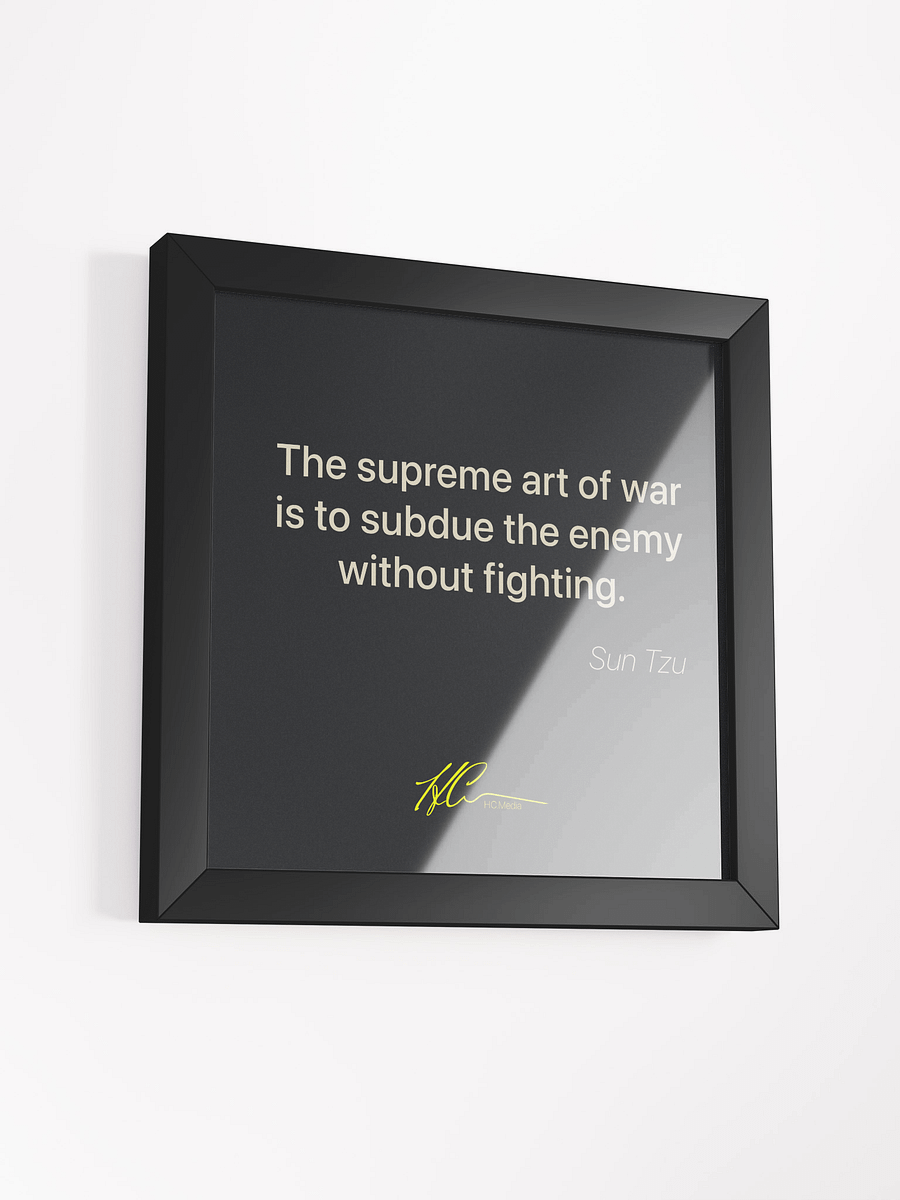 Sun Tzu Q6 - Framed Poster product image (3)
