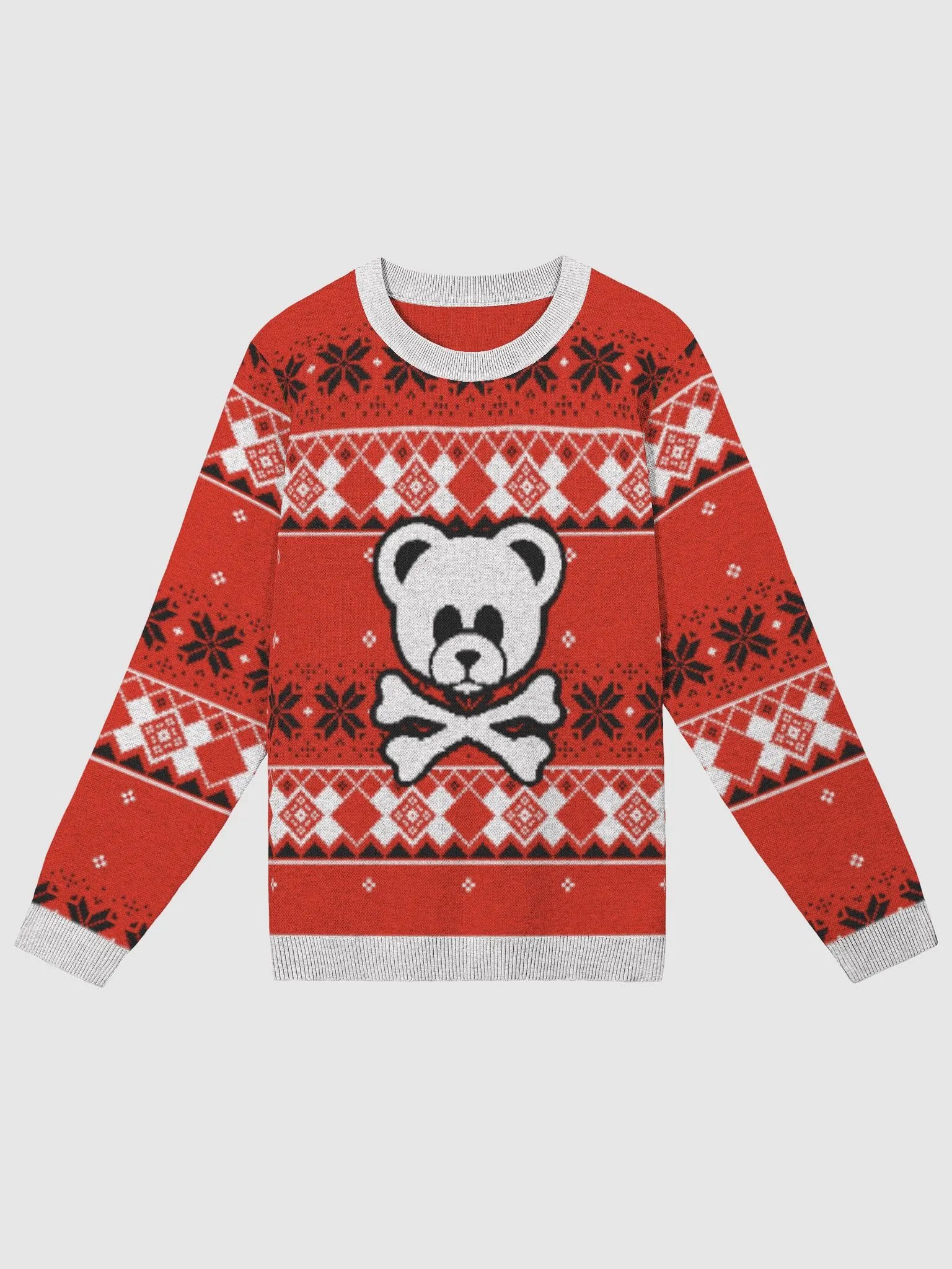 Deadly Bear Classic Crewneck: Tundra Gray product image (1)