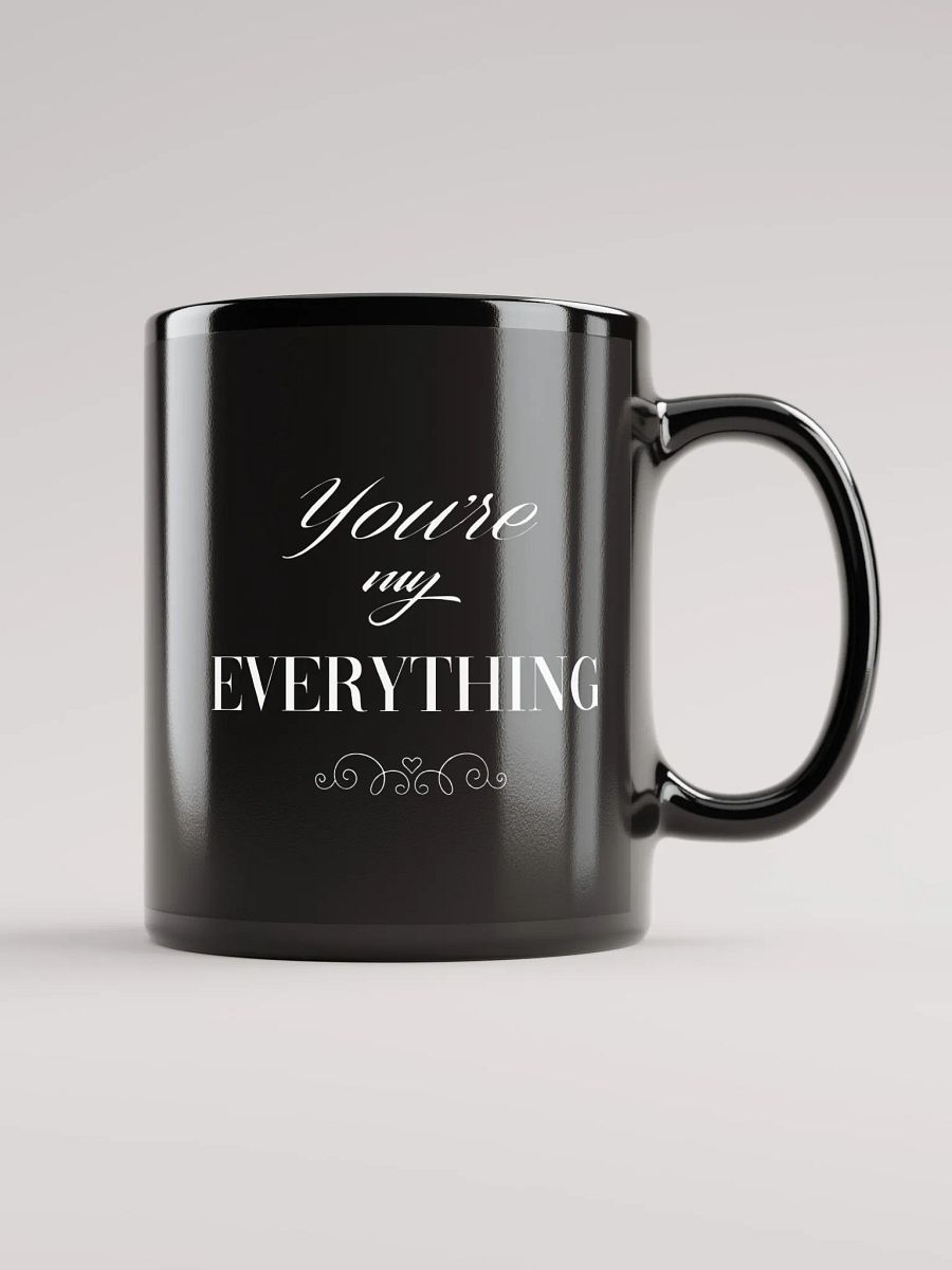 You're My Everything Love Couple Black Mug product image (2)