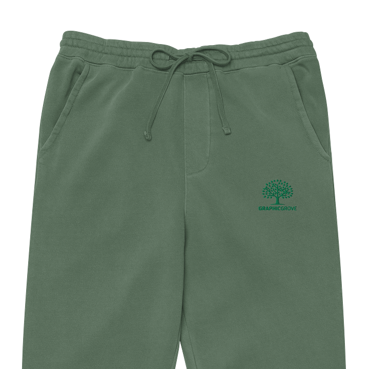 TDS Music Pigment Dyed Joggers - Graphic Grove Tree Design product image (1)