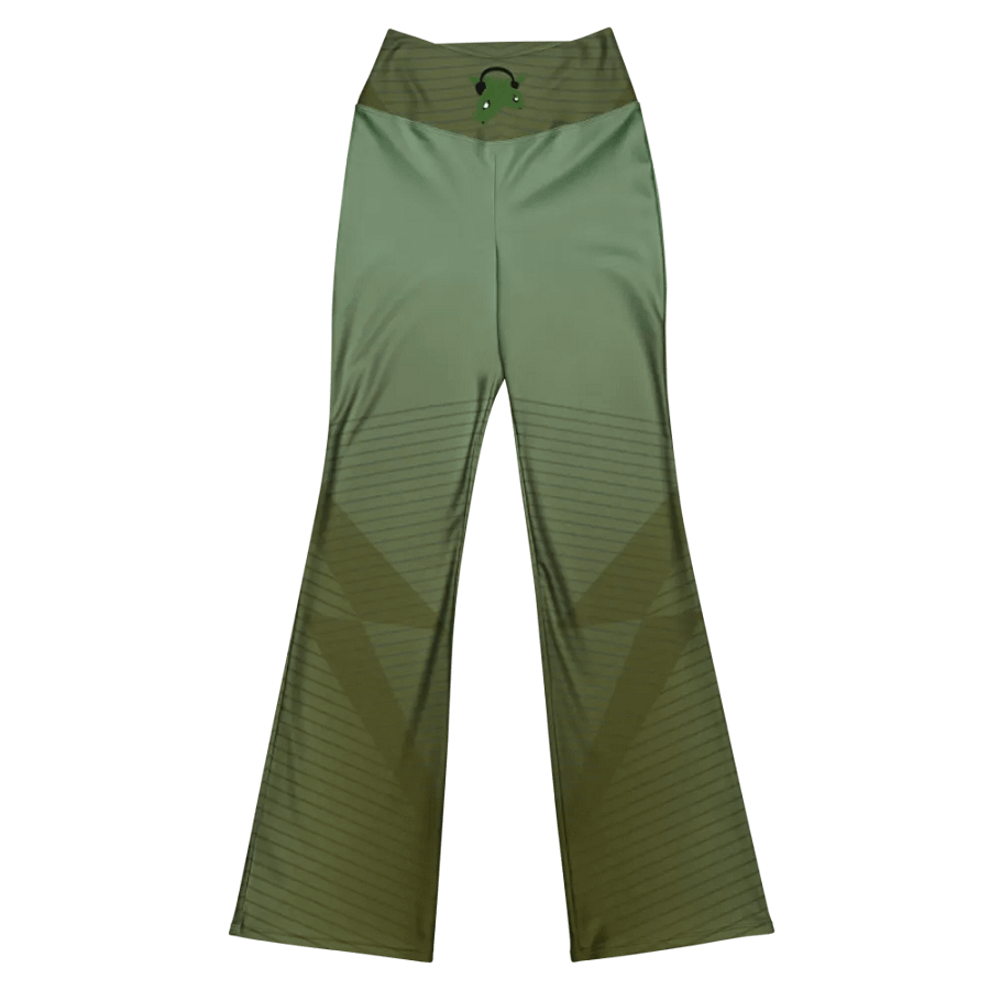Symmetry in Green Flare Leggings product image (6)
