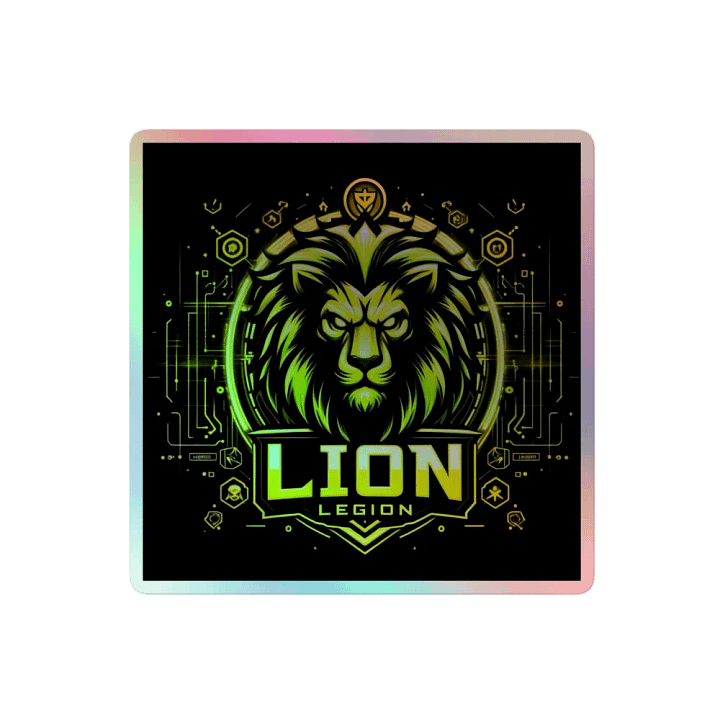 Lion Legion Holographic Sticker Sheet product image (2)