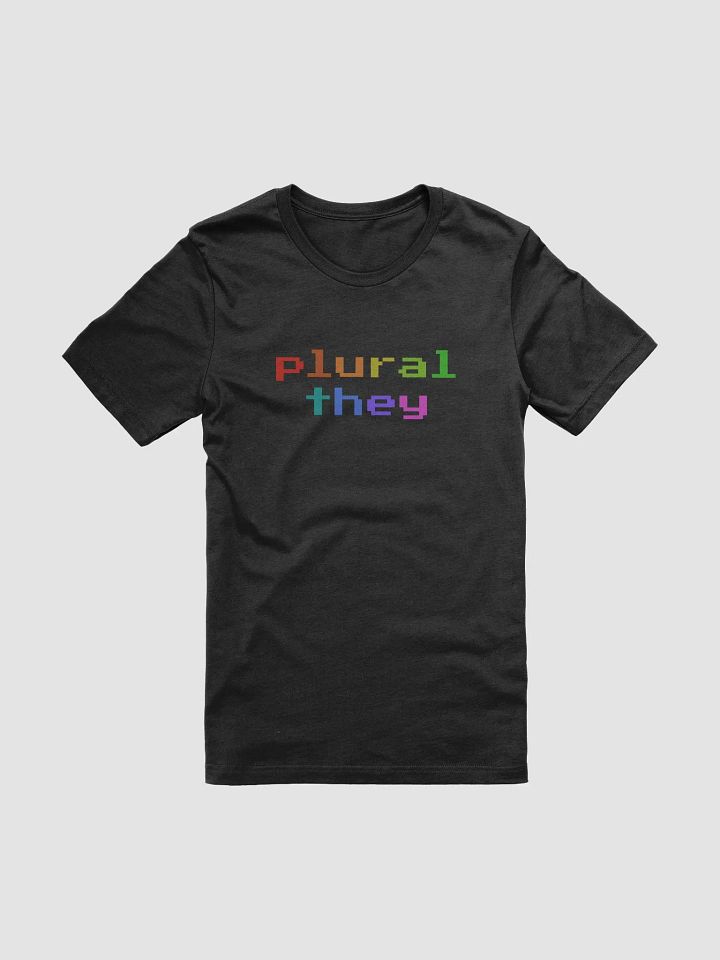 Plural They Shirt (Retro Pixel Style) product image (1)