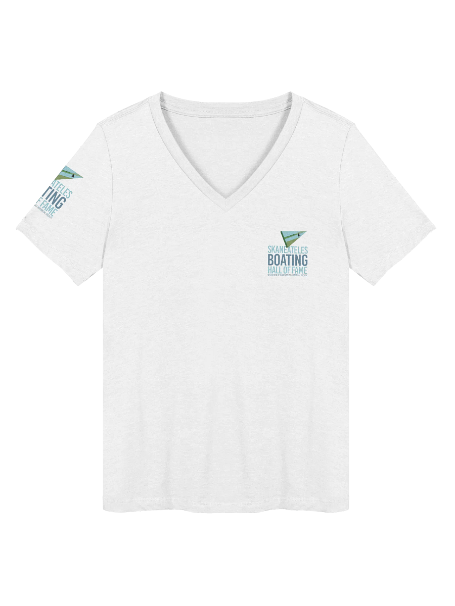 BHOF Sailboat Triangular Logo Women's V-Neck T-Shirt product image (3)
