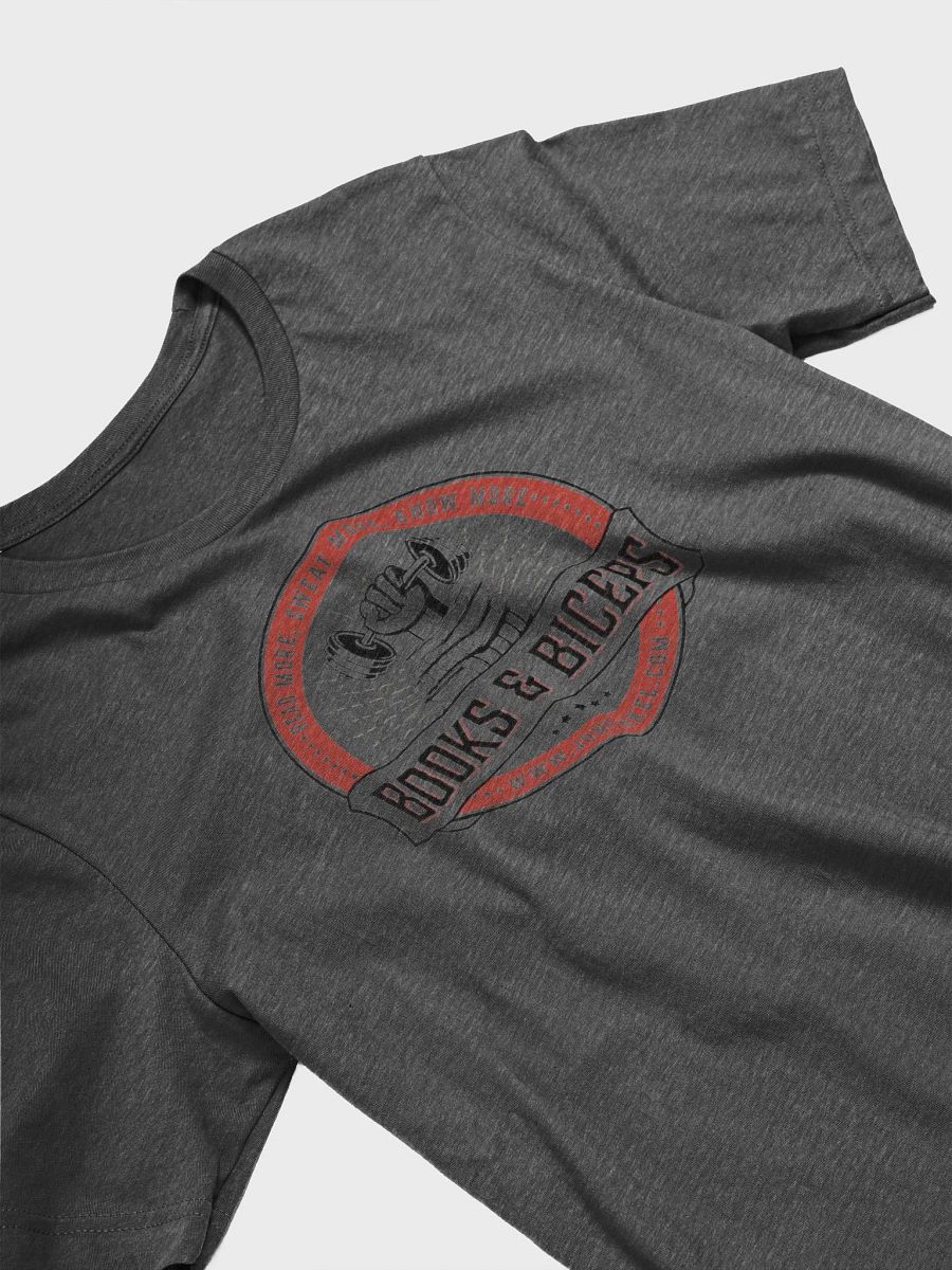 Books & Biceps Faded Gray Shirt product image (3)