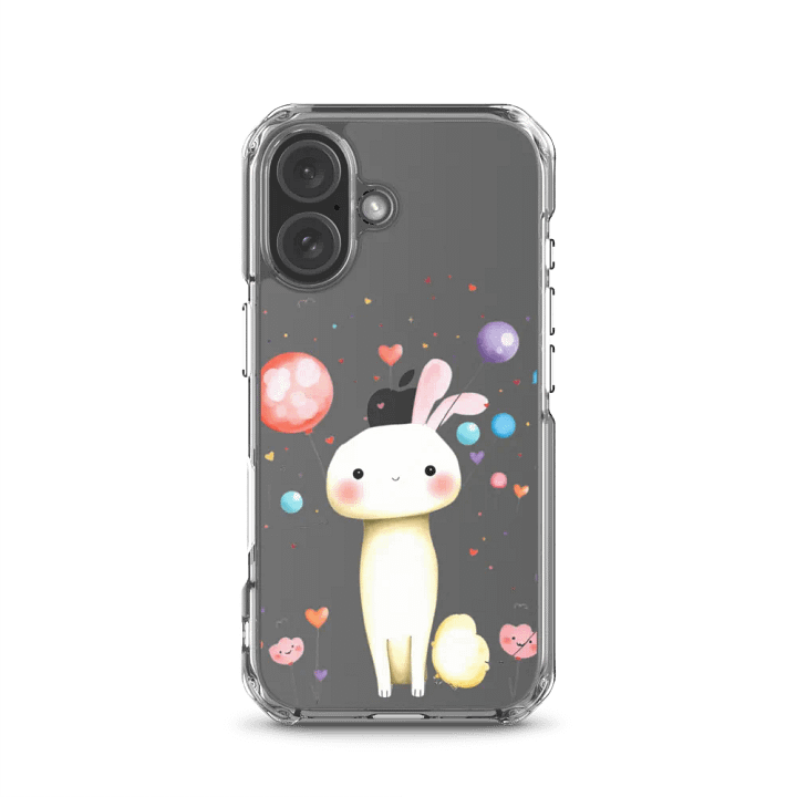 Whimsical Bunny Balloons iPhone Case product image (23)