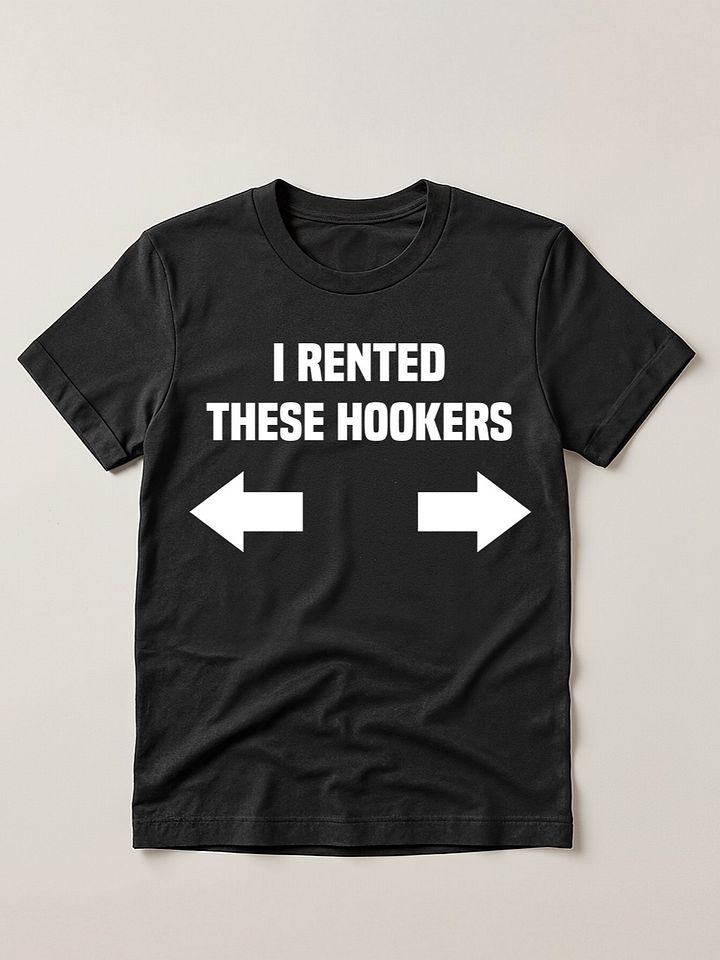 I Rented These Hookers Funny Adult Humor T-shirt product image (1)