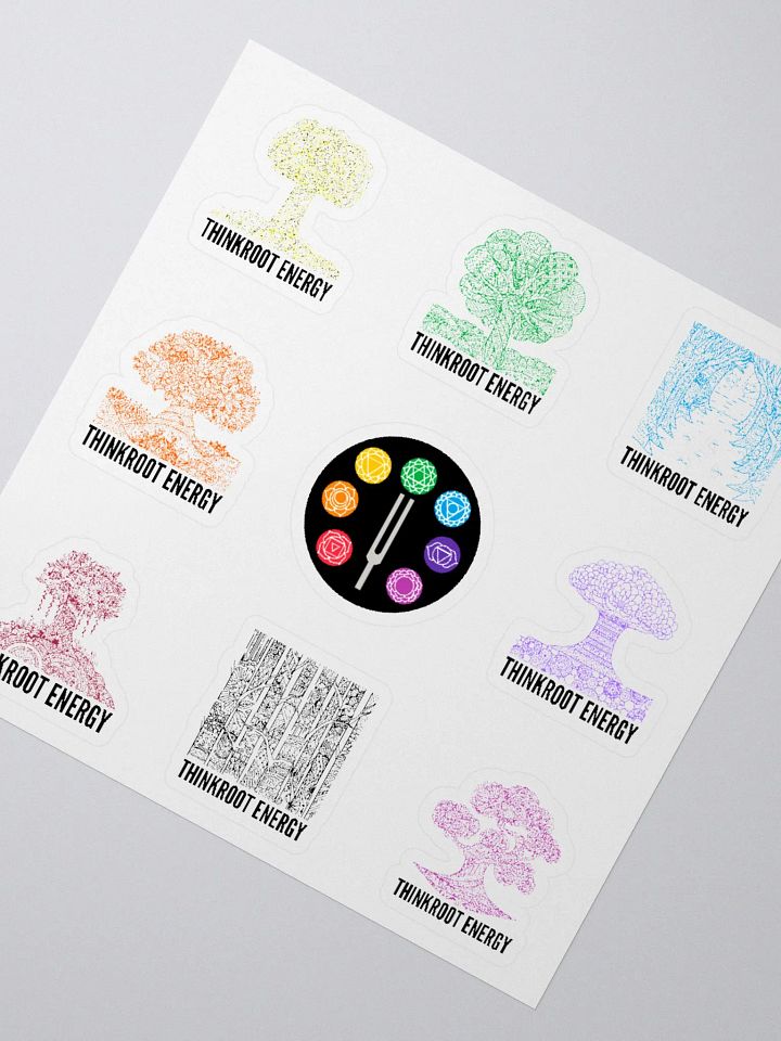 Chakra Tree Sticker Set product image (5)