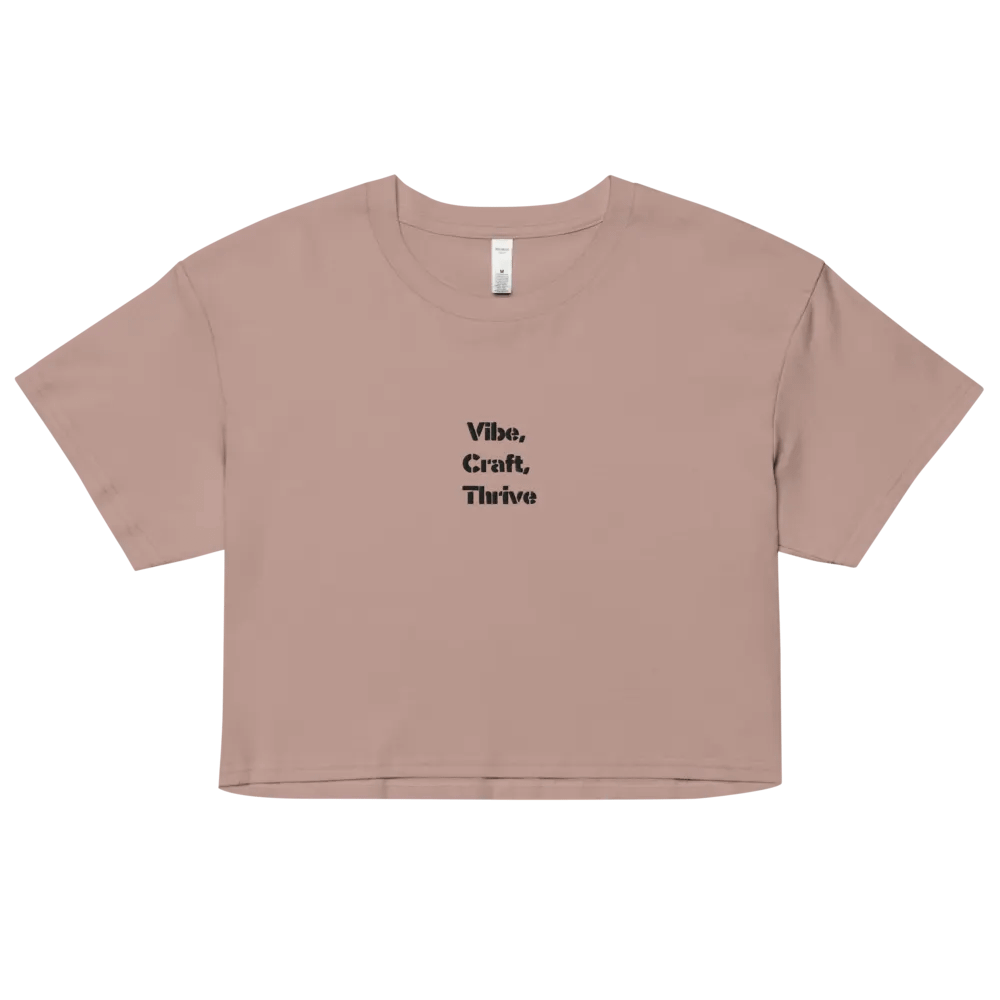 Vibe, Craft, Thrive Crop Top product image (6)