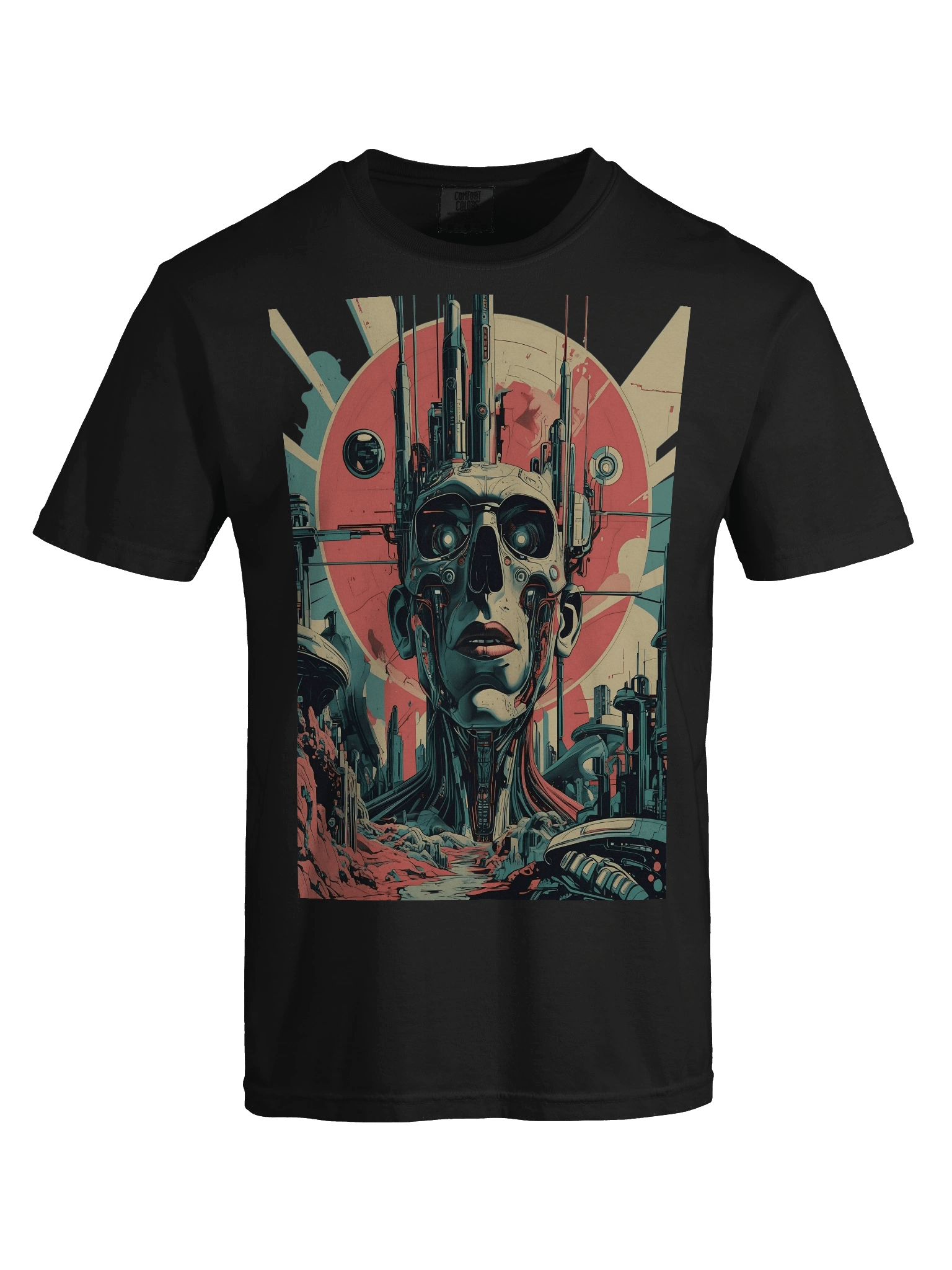Retro-Futuristic Overlord Heavyweight T-Shirt product image (6)
